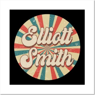 Circle Design Elliott Proud Name Birthday 70s 80s 90s Styles Posters and Art